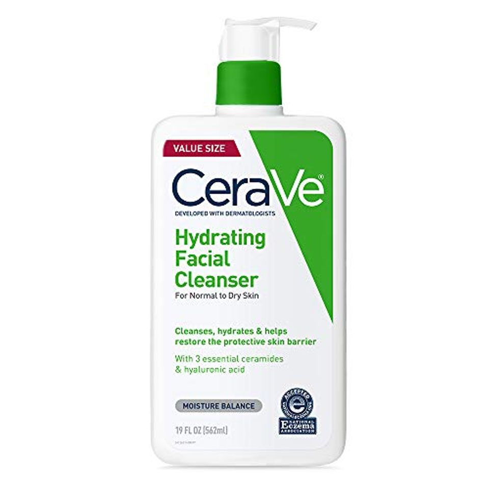 CeraVe Hydrating Cleanser with Hyaluronic Acid, 19 oz product packaging