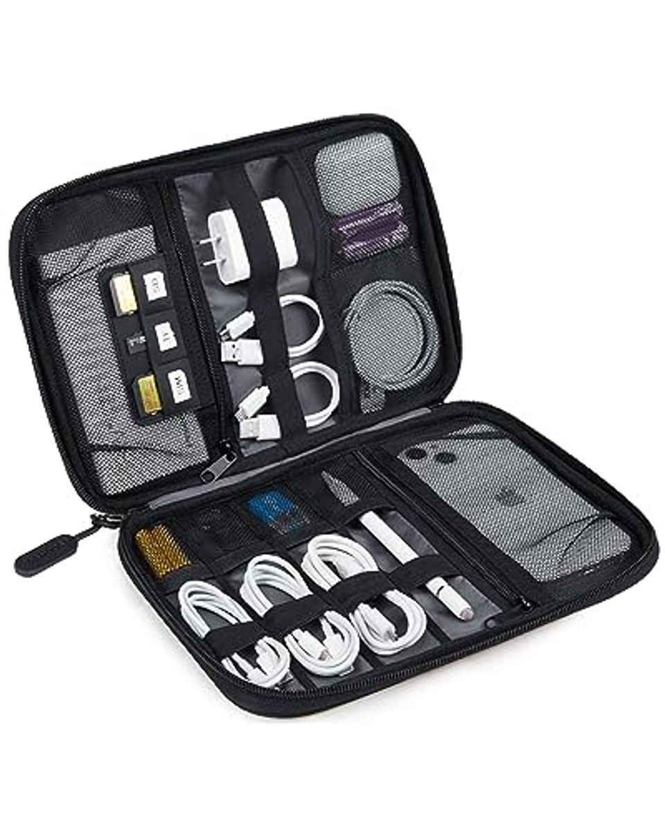 Black BAGSMART electronic organizer travel case