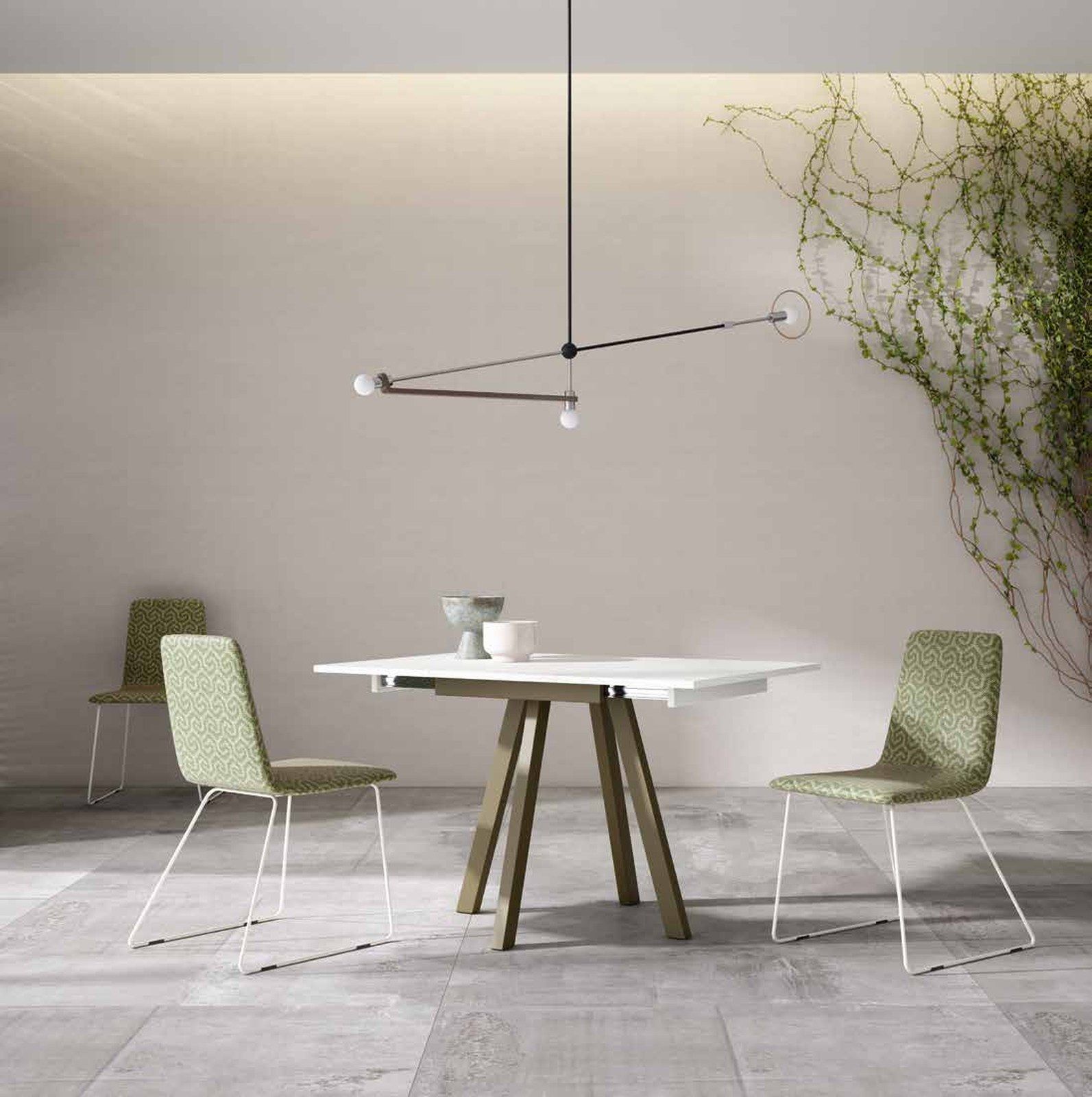 Silla Metal  /  Tapizada 215 de Pinald, fotografía del catálogo del fabricante