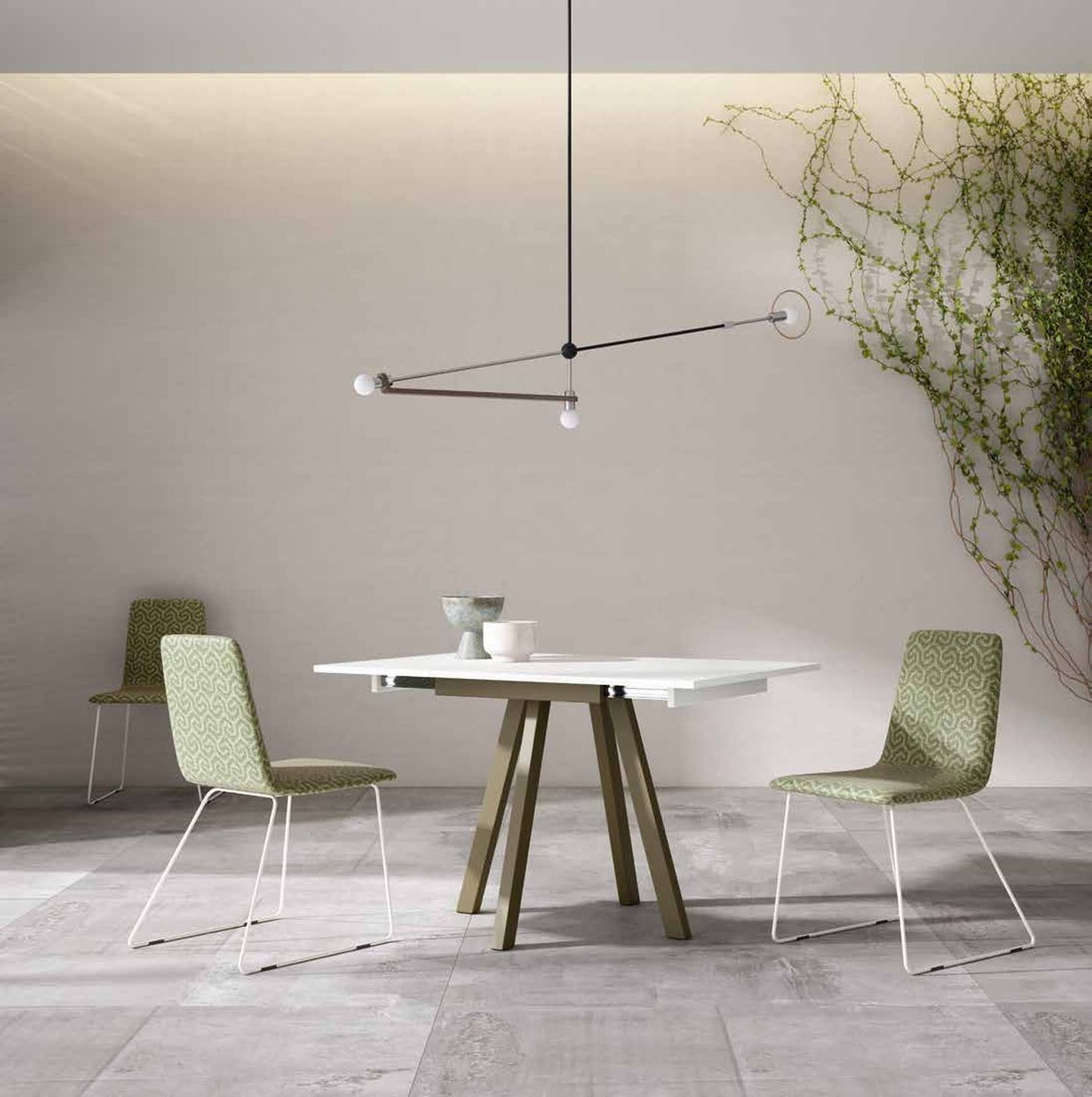 Silla Metal / Tapizada 215 de Pinald, fotografía del catálogo del fabricante