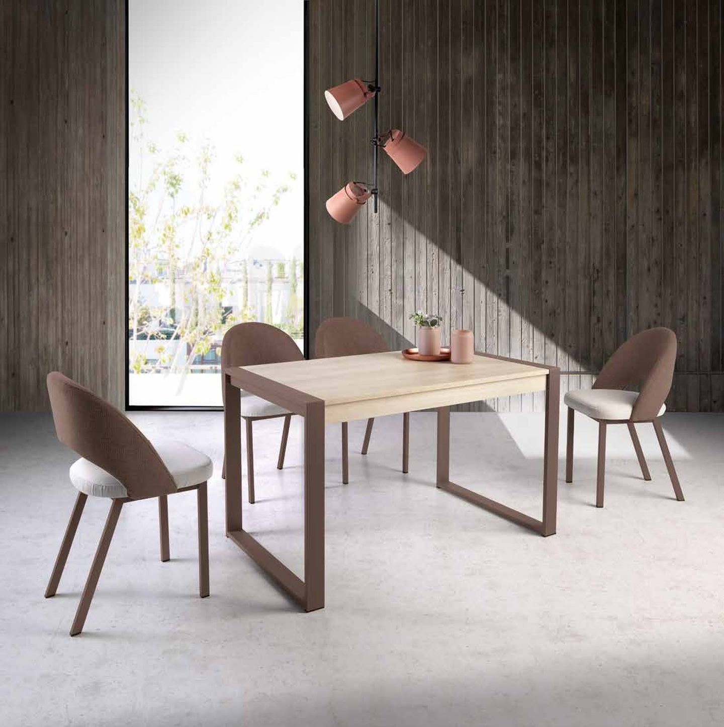Silla Metal / Tapizada 223 de Pinald, fotografía del catálogo del fabricante
