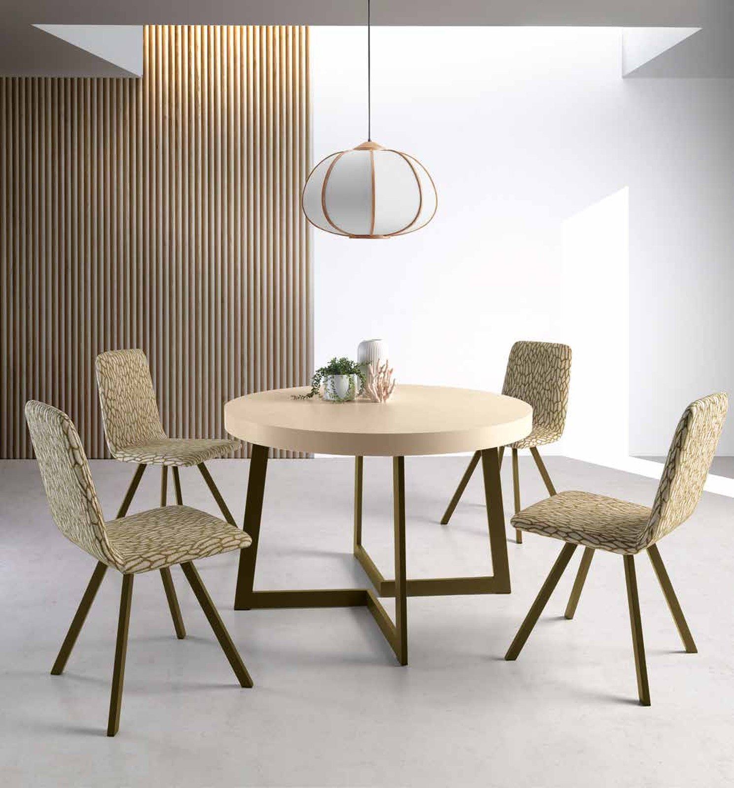 Mesa De Comedor Extensible 2822 de Pinald, fotografía del catálogo del fabricante