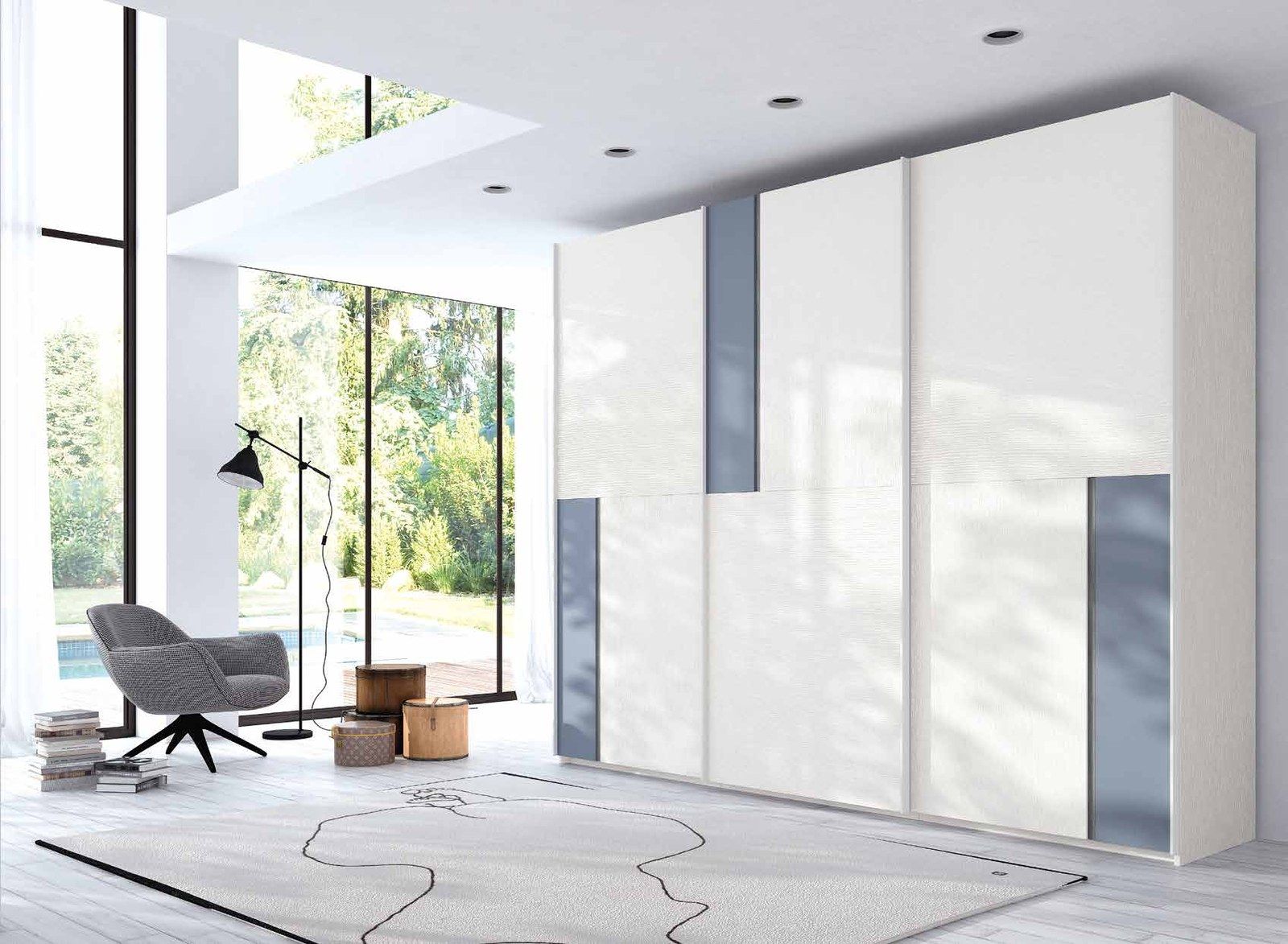 Armario de dormitorio 33 — Composición 080, fotografía de catálogo del fabricante
