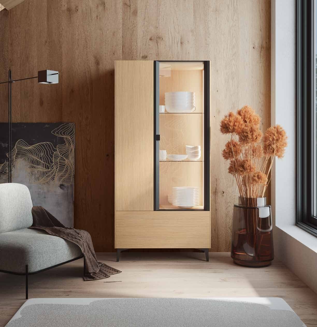 Fotografía de aparador de salón de la colección FRESH, en acabado Tao.