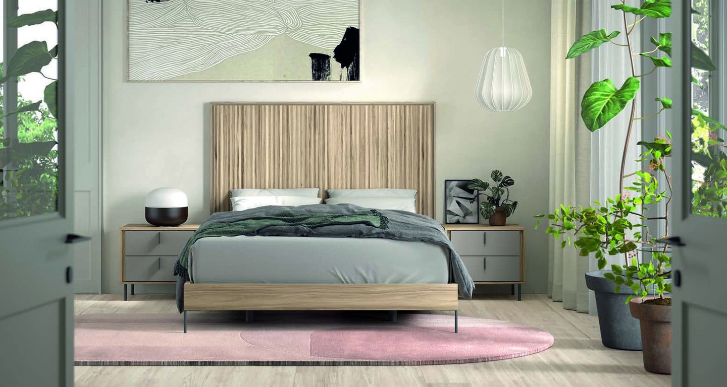 matrimonio-emotion-dormitorio-16-principal-01.jpg: Dormitorio Emötion composición 16 con cama doble, cabecero norma y módulos zen