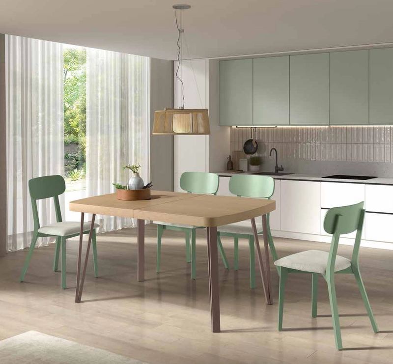 Mesa De Comedor Extensible 6022 de Pinald, fotografía del catálogo del fabricante