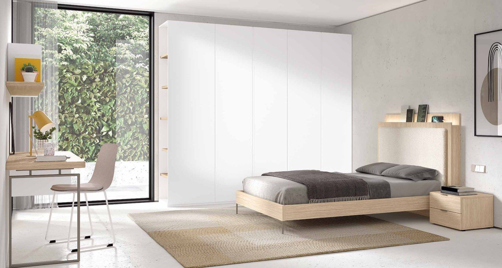 Dormitorio juvenil - Composición AD069, fotografía de catálogo del fabricante