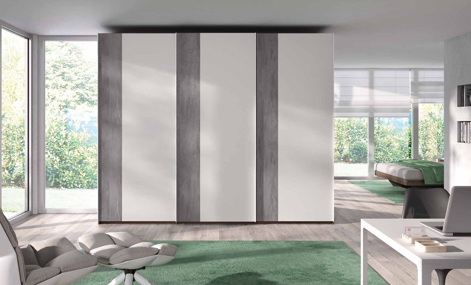 Armario de dormitorio 28 — Composición 075, fotografía de catálogo del fabricante