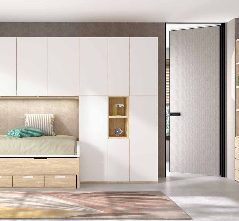 Dormitorio juvenil - Composición AD053, fotografía de catálogo del fabricante