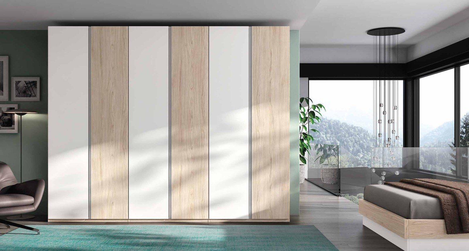 Armario de dormitorio 13 — Composición 060, fotografía de catálogo del fabricante
