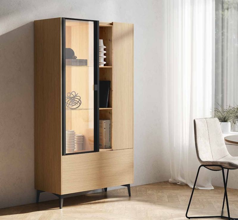 Fotografía de aparador de salón de la colección FRESH, en acabado Tao / Amazonas.