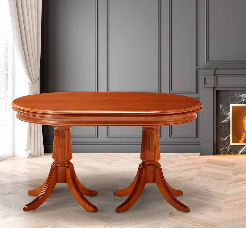 Mesa de comedor ovalada clásica modelo 2 de SG