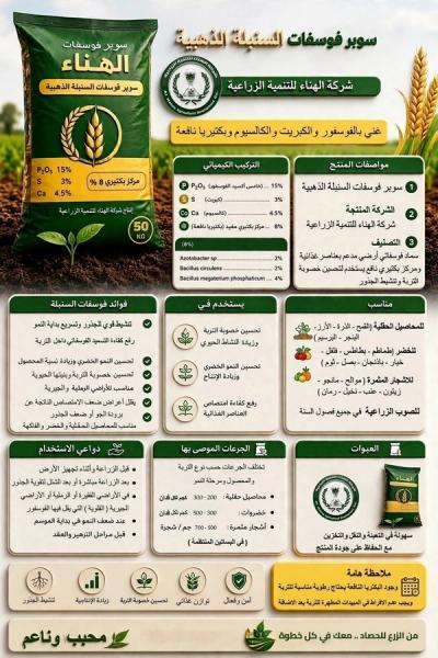سوبر فوسفات السنبلة 