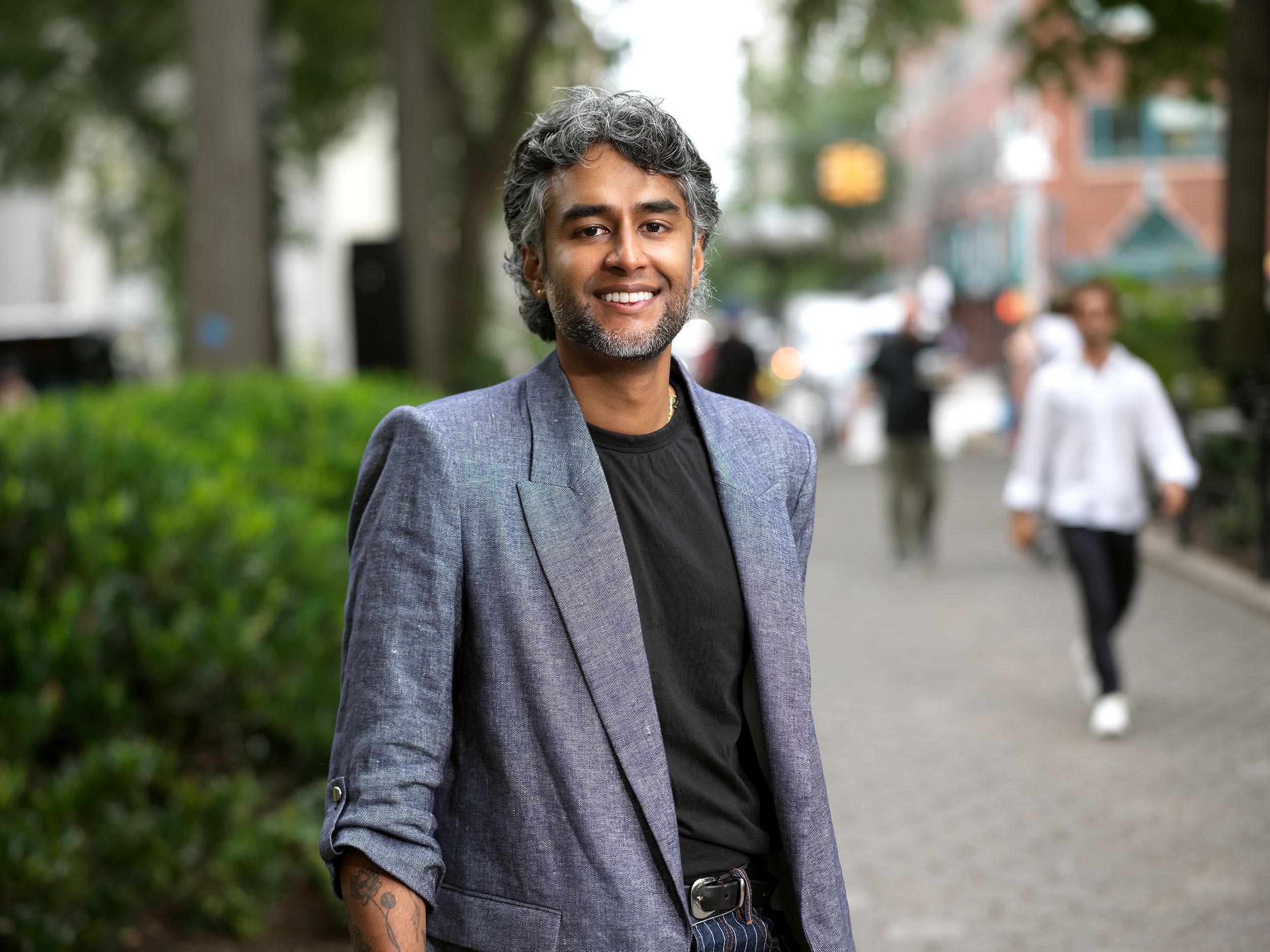 A south asian man in union square