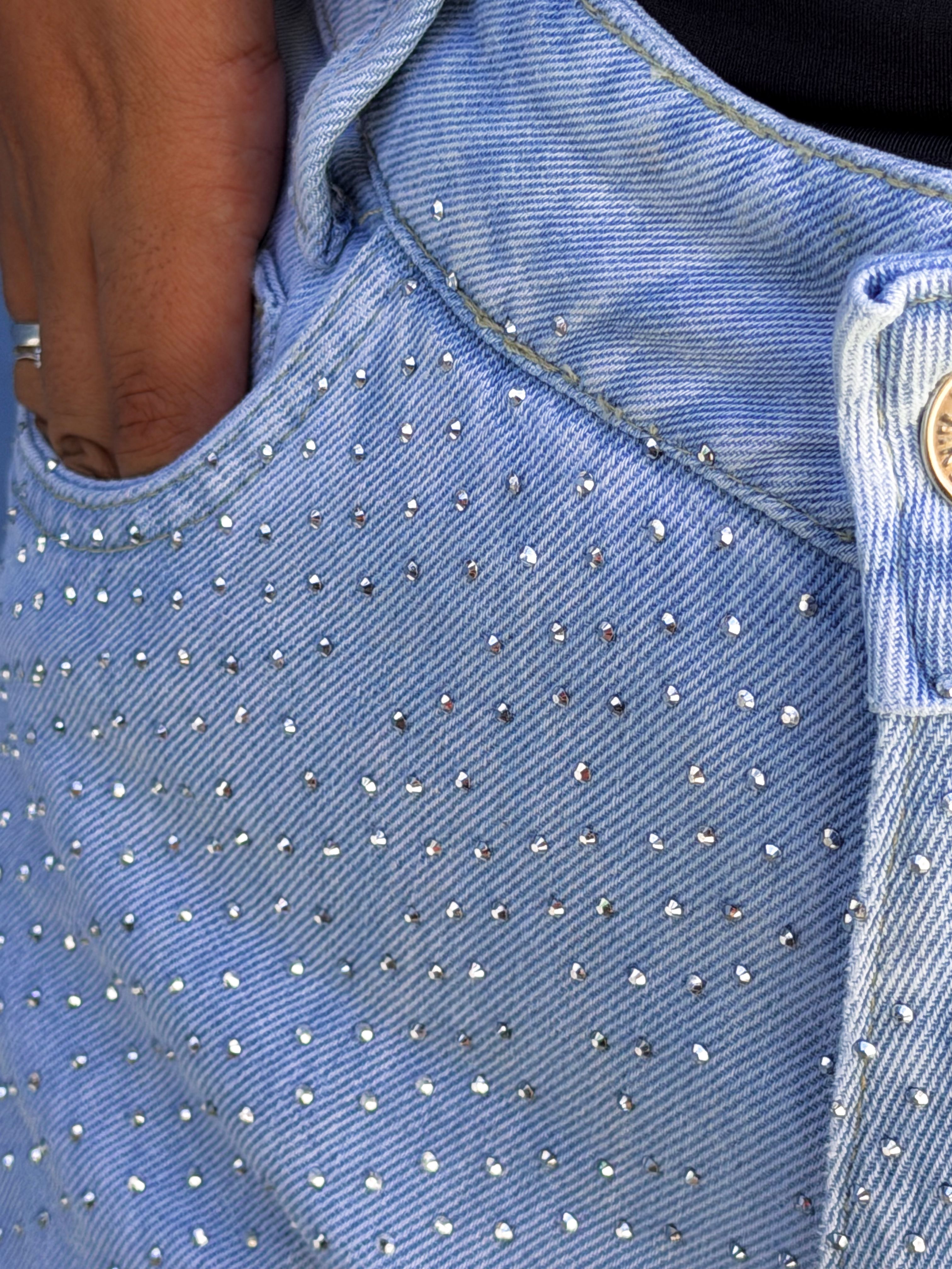 Short Jeans com Brilho 3