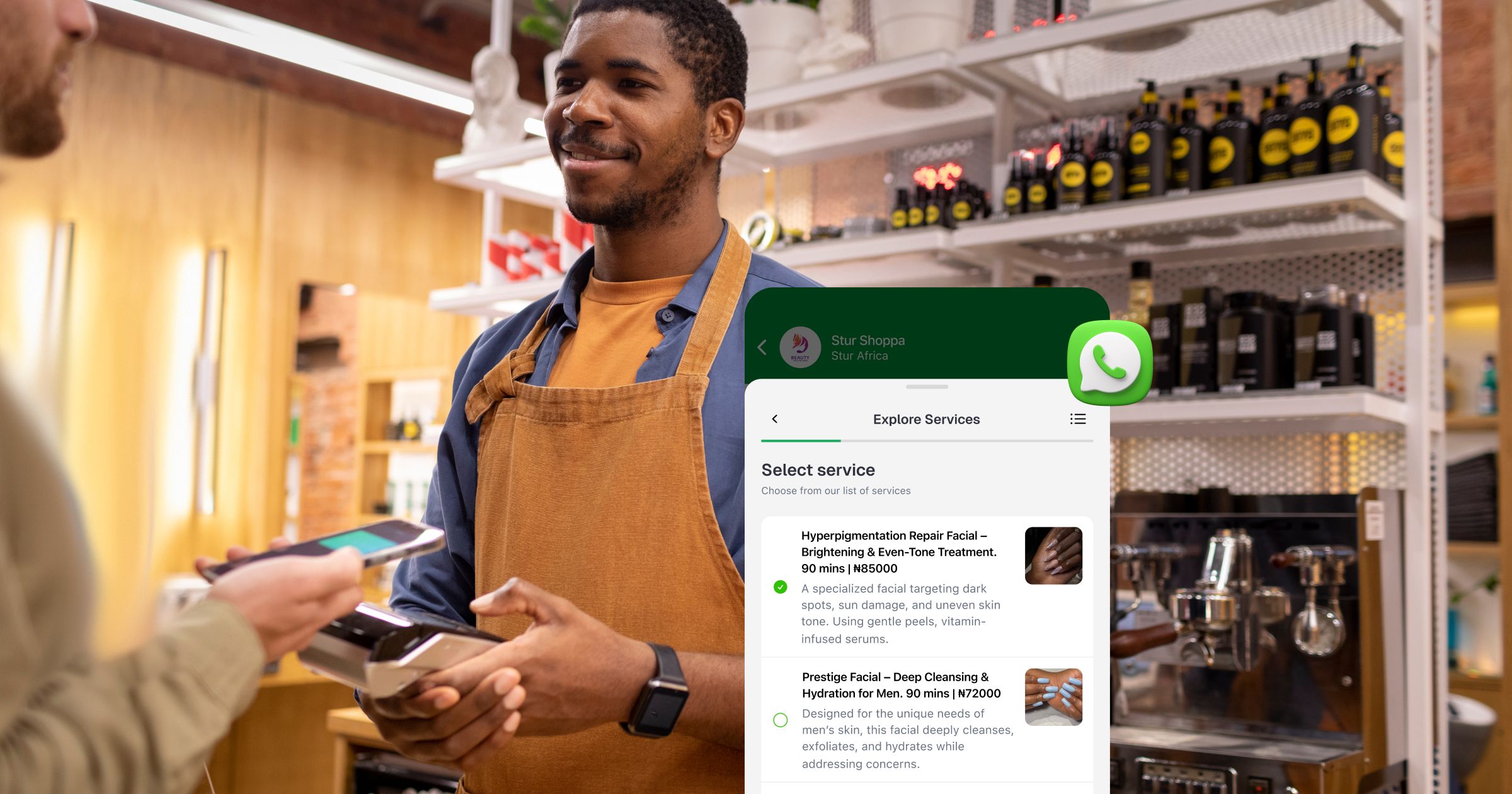 Conversational Checkout for WhatsApp Sellers in Africa