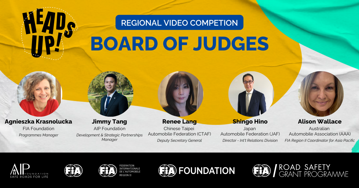 Announcing the Board of Judges for the regional Heads Up! helmet safety video competition!