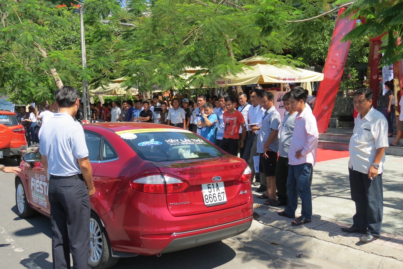 Nha Trang practices safe driving with Ford Driving Skills for Life