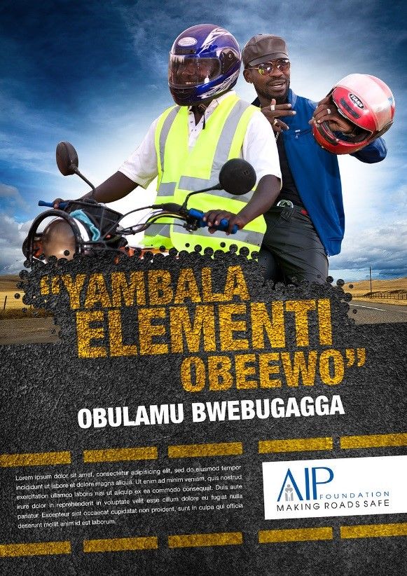 Singer Bobi Wine launches radio campaign urging motorcyclists to wear a helmet