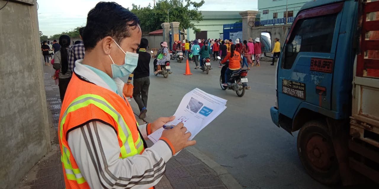 Factory driver training kicks off the second phase of road safety program launched to safeguard lives across Cambodia