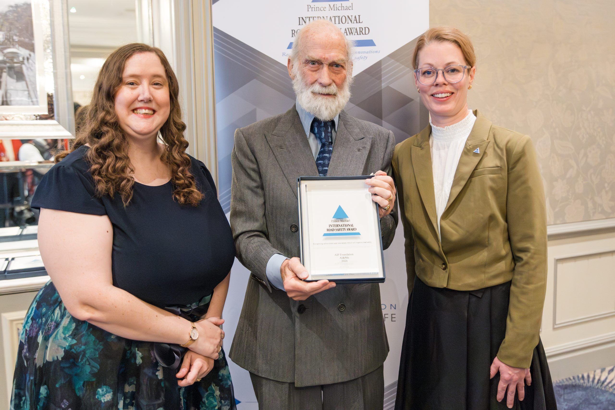 AIP Foundation wins prestigious Prince Michael International Road Safety Award 2024 for the AI&Me: Empowering Youth for Safer Roads program