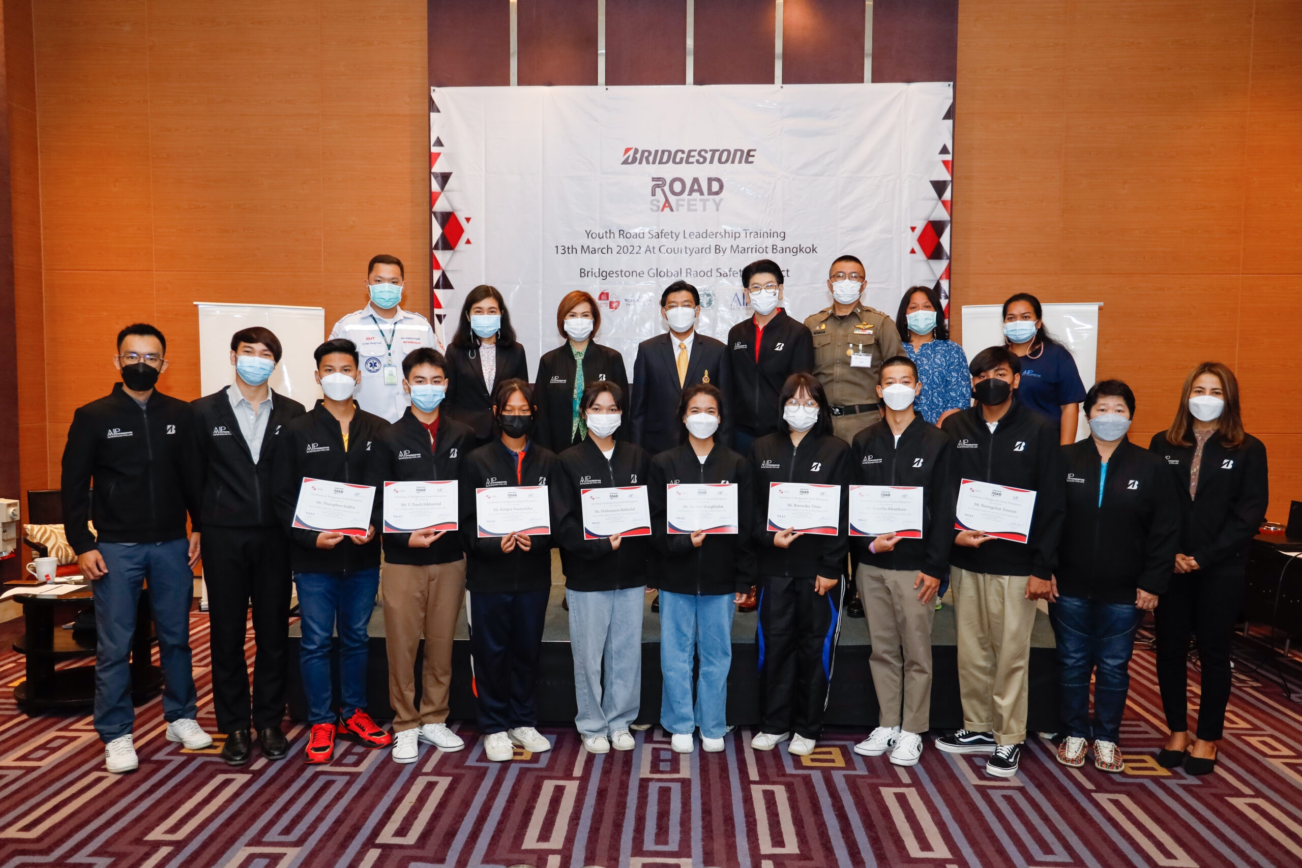 First-generation of the Bridgestone Youth Road Safety Champions successfully graduate!
