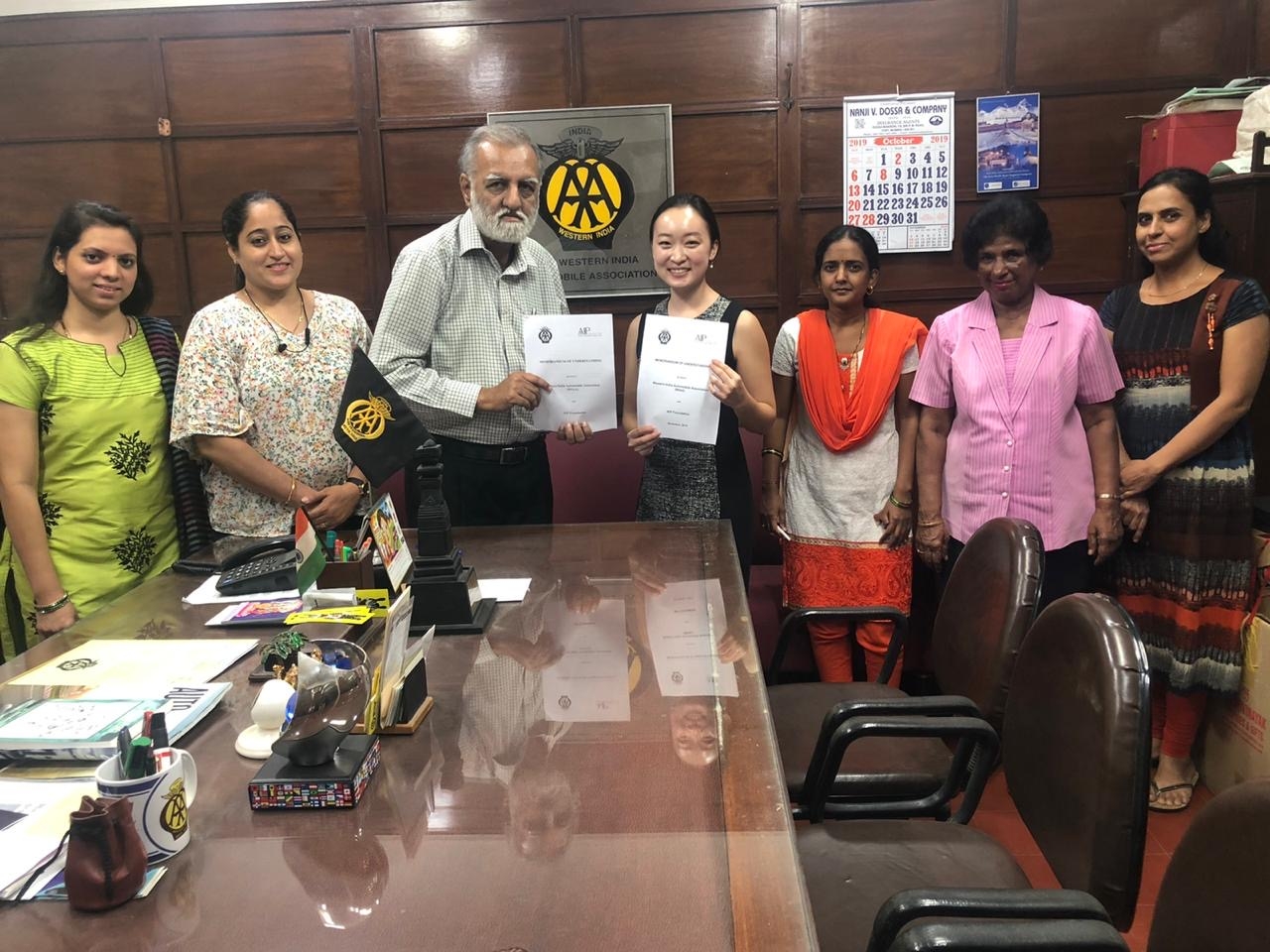 Launching partnerships to bring road safety education and helmets to students in Mumbai