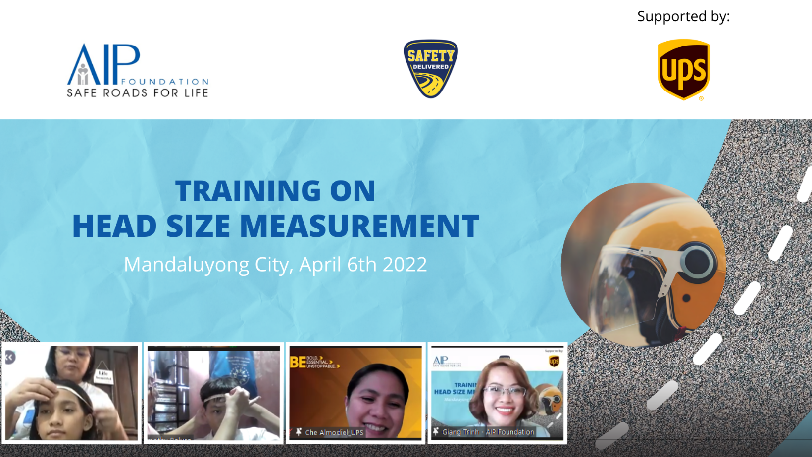 A how-to helmet measurement training to save vulnerable lives on the road in Mandaluyong city