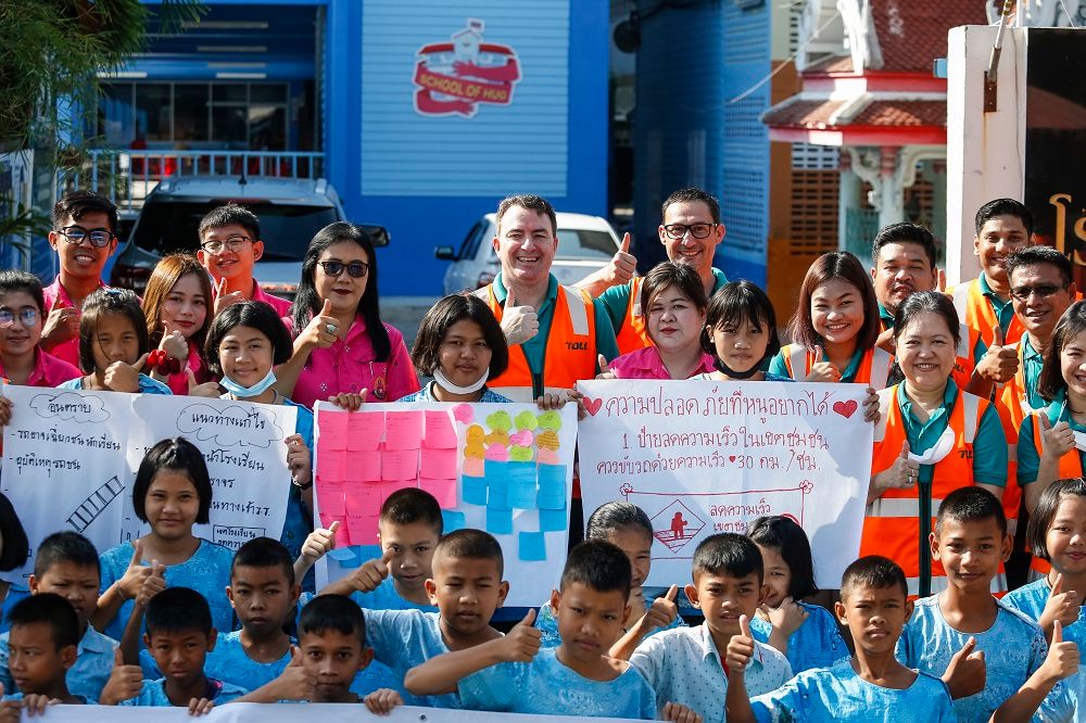 Toll Group’s road modifications create safer environment for children in Thailand