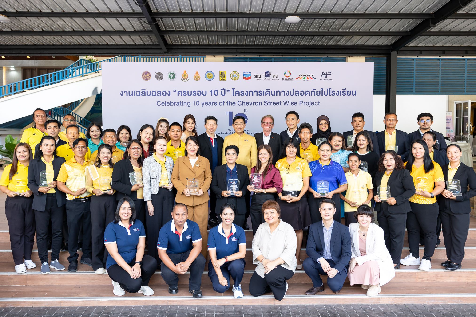 Chevron Street Wise road safety program for students celebrates 10 years of successful impact in Thailand