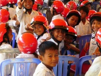 One year into the UN Decade of Action for Road Safety, ARRB Group gives 800 students free helmets