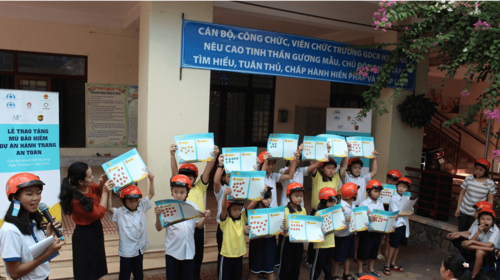 Safety Delivered brings helmet safety education to students with physical disabilities in Ho Chi Minh City