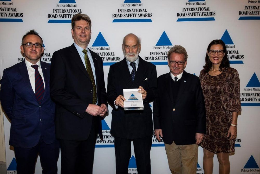 AIP Foundation and The UPS Foundation jointly honored for international contributions to road safety