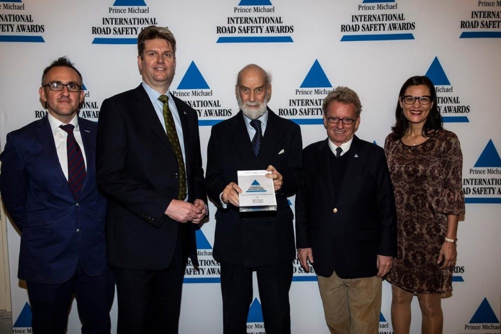 AIP Foundation and The UPS Foundation jointly honored for international contributions to road safety