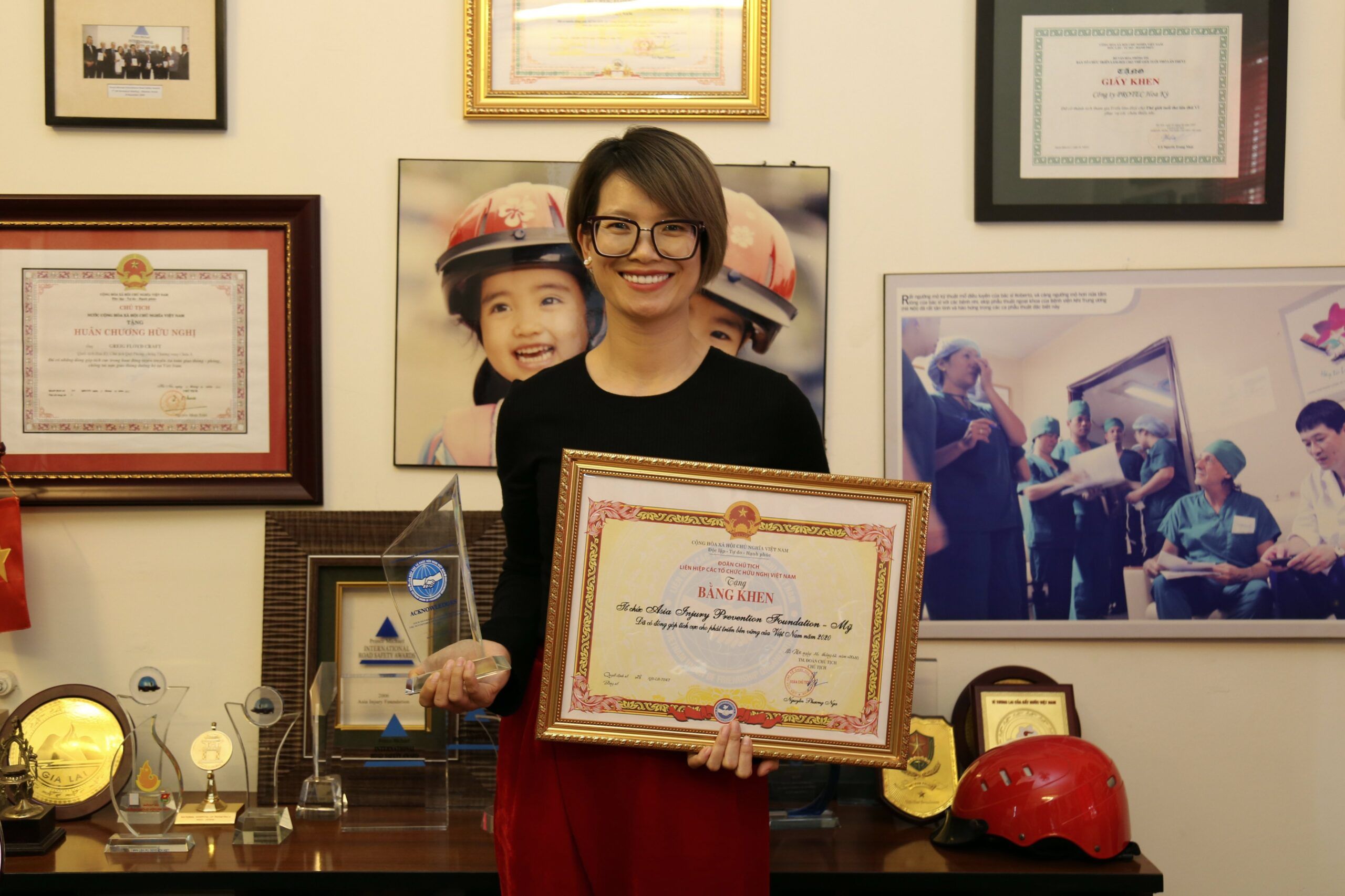 International road safety charity receives award for its longstanding work in Vietnam