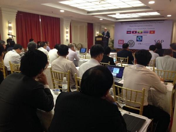 US-Singapore training workshop for Lower Mekong countries on connectivity and road management. Photo credit: Julie Chung