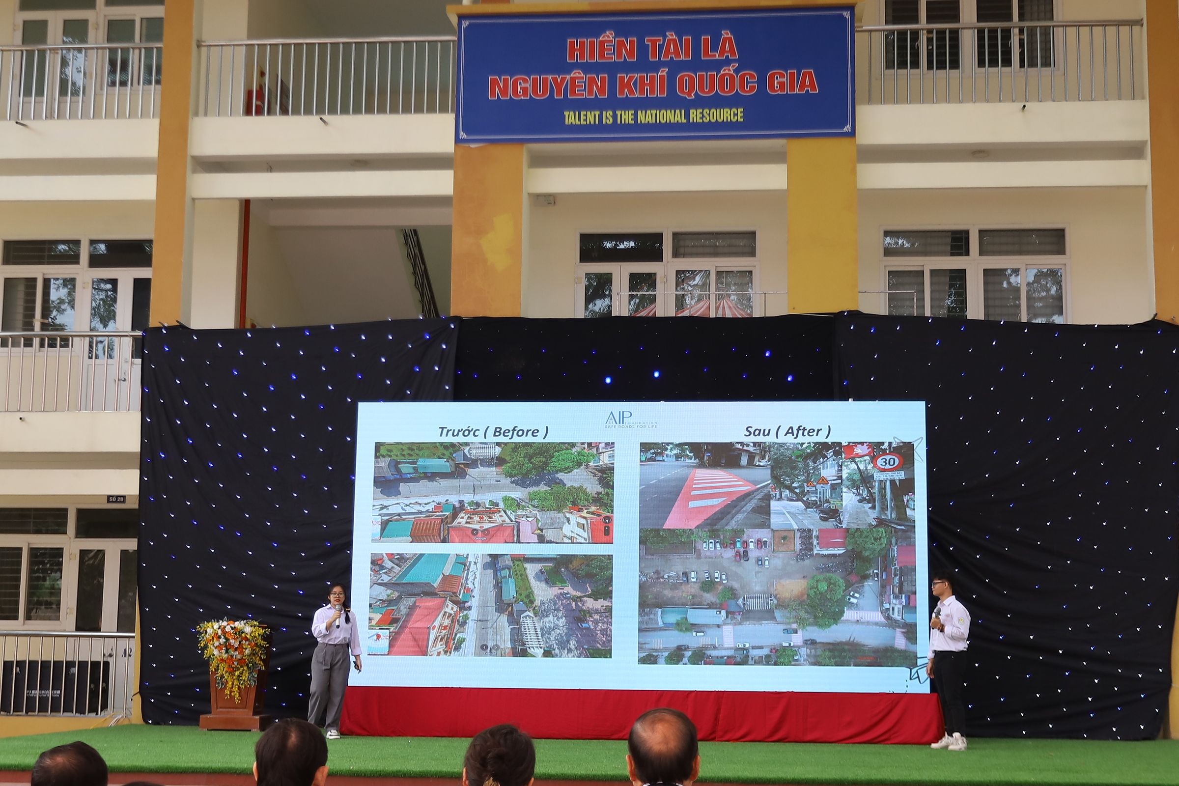 Safe School Zones: Building Safer Journeys to School for Youth program supported by Boeing celebrates successful Road Safety Day in Yen Bai, Vietnam