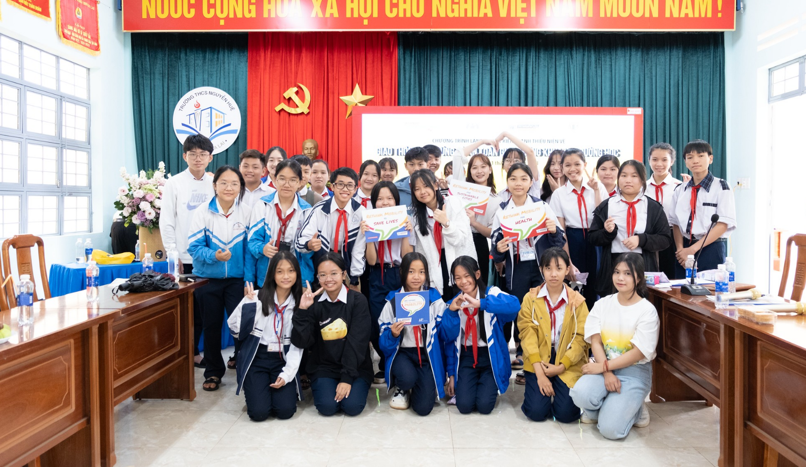 Youth Forum on Sustainable Mobility in Vietnam put students’ voices in the spotlight to #RethinkMobility together