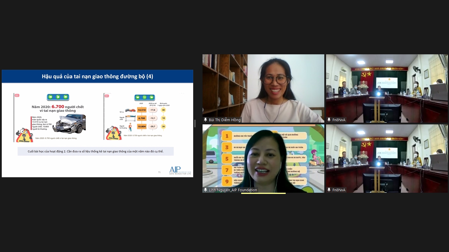 One step closer to a nationwide traffic safety e-Curriculum for all primary schools across Vietnam
