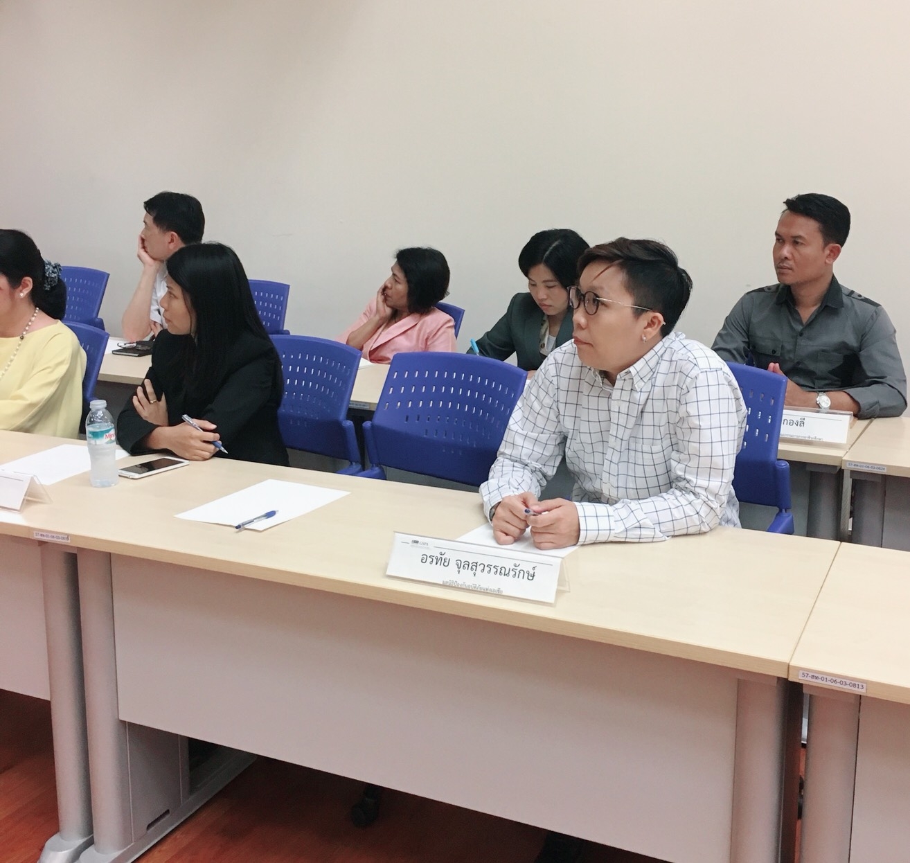 Representatives from civil society, including Thailand Country Manager Oratai Junsuwanaruk, attend the meeting on the DLT’s Development Master Plan.