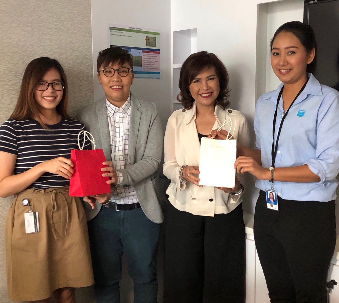 AIP Foundation staff meet with Chevron Thailand representatives.