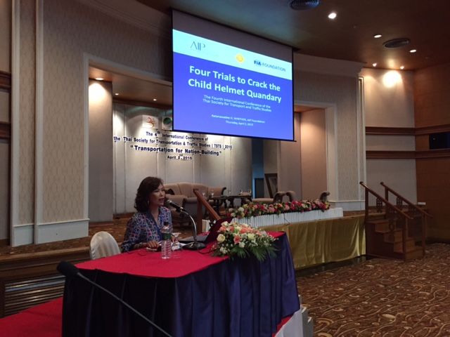 AIP Foundation presents at the 4th International Conference of Thai Society for Transportation & Traffic Studies