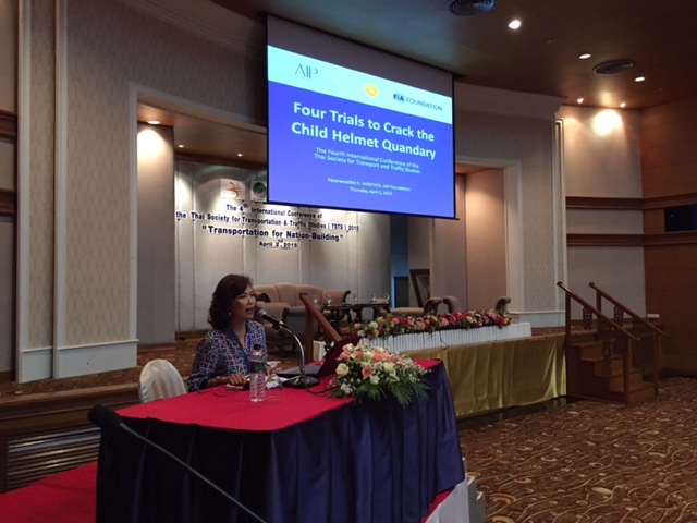 AIP Foundation presents at the 4th International Conference of Thai Society for Transportation & Traffic Studies