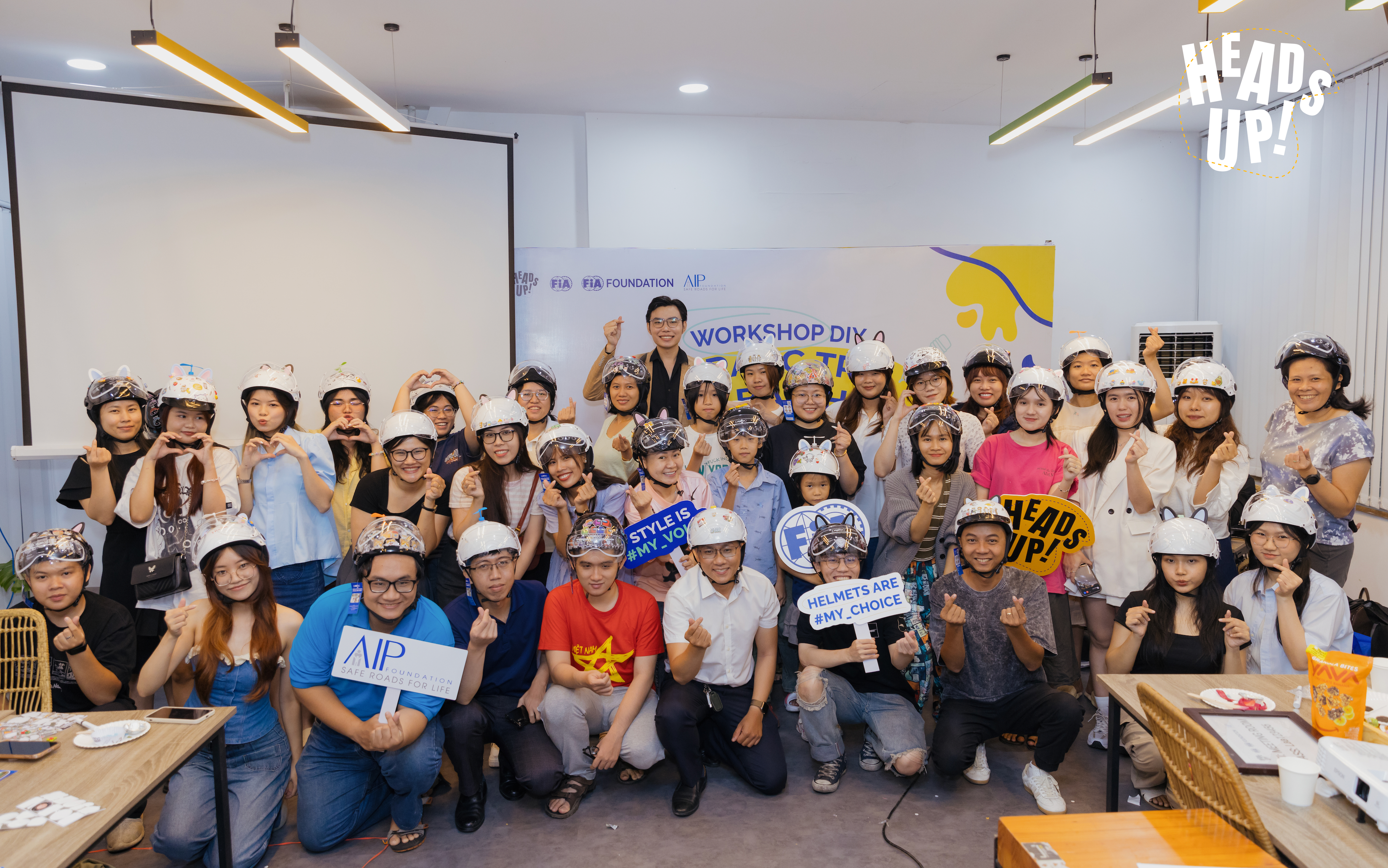 AIP Foundation Hosts Helmet Make-over Workshop to promote safe mobility in Ho Chi Minh City, Vietnam