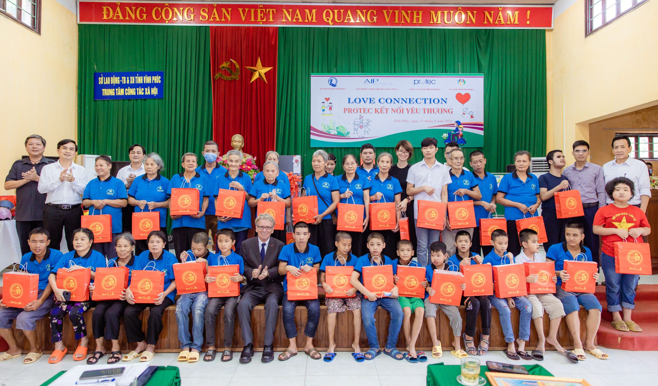 AIP Foundation and Protec give back to the community in honor of World Humanitarian Day in Vinh Phuc Province, Vietnam