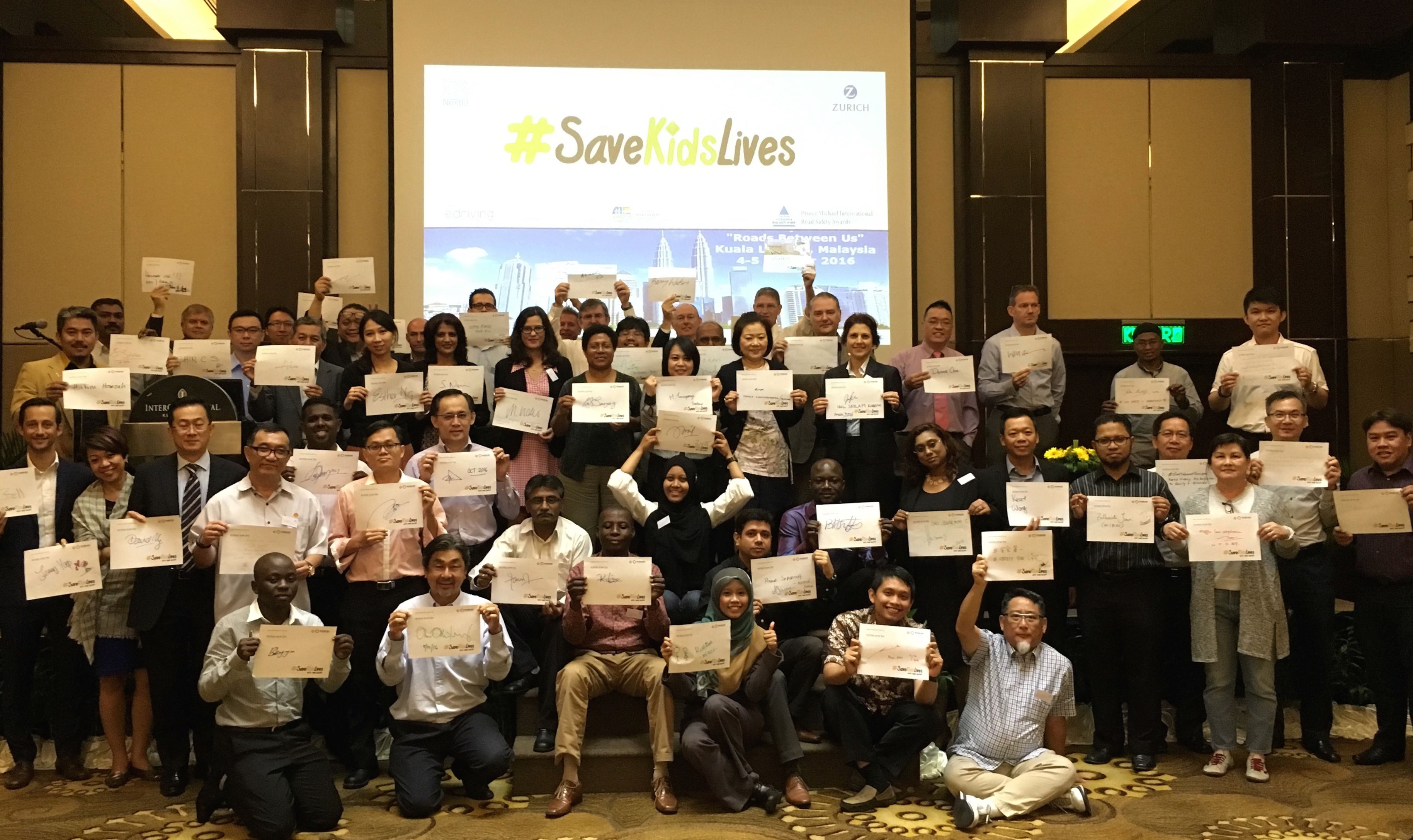 AIP Foundation CEO Mirjam Sidik joins fellow attendees at the third “Roads Between Us” conference in Kuala Lumpur, Malaysia.