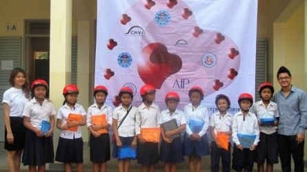 Non-class activities at Hun Sen Chak Angre Primary School sponsored by Australia’s Direct Aid Program