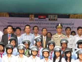 Chevron partners with AIP Foundation to organize Road Safety Awareness Event at 3 High Schools in Phnom Penh