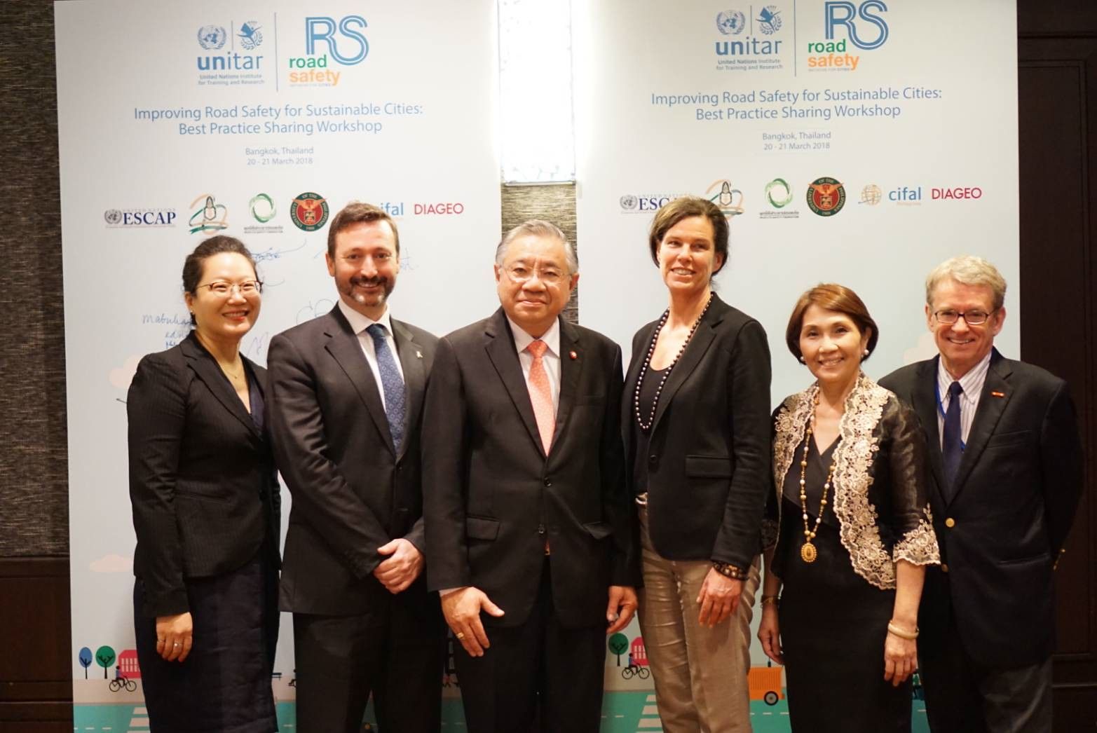 AIP Foundation President Greig Craft joins road safety experts for the UNITAR conference.