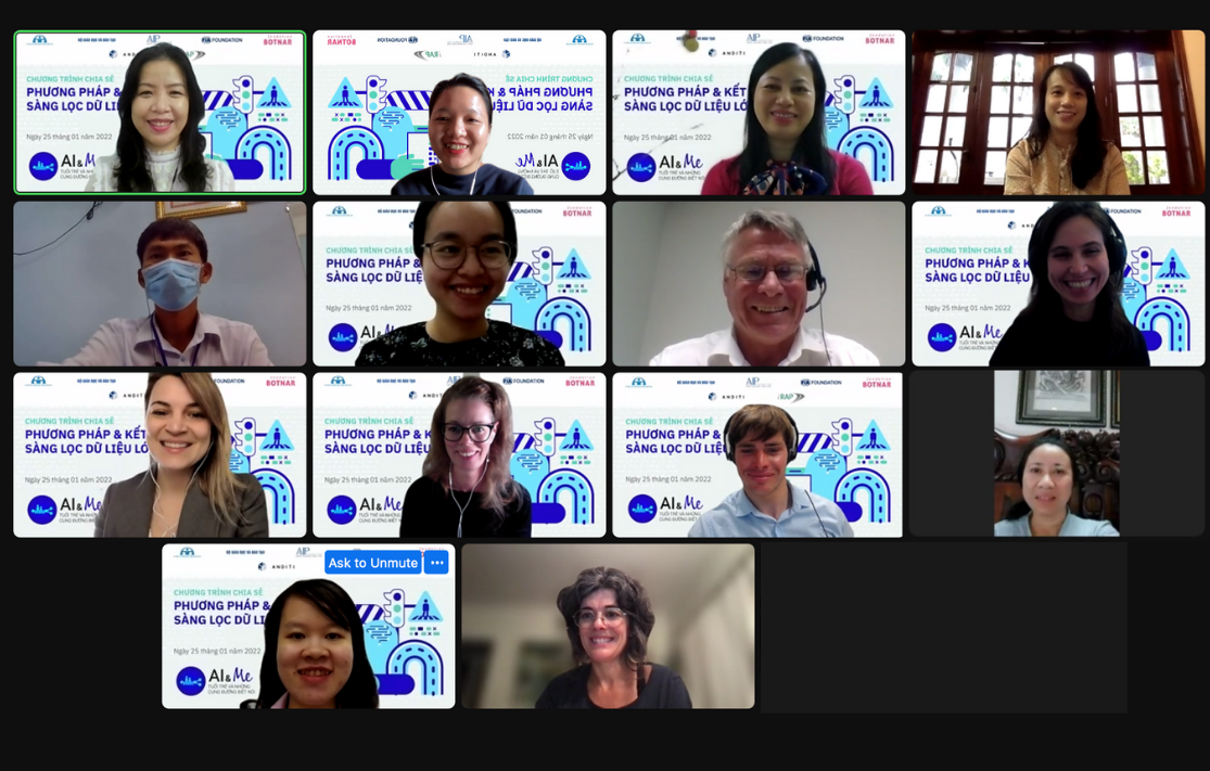 Big Data Screening completed in our latest innovative AI for Good road safety program, AI&Me: Empowering youth for safer roads in Vietnam
